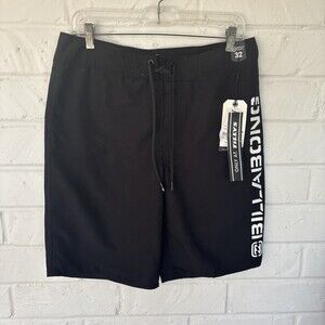 Billabong Board Shorts Upcycler Pro 32 Black Performance Swim Surf 9" NEW NWT